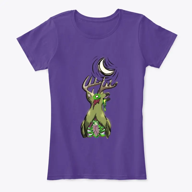 Heart Shot Zombie Deer Shirt