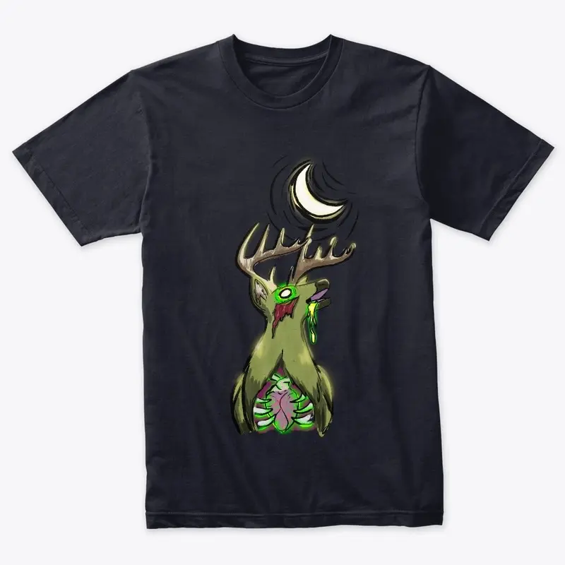 Heart Shot Zombie Deer Shirt