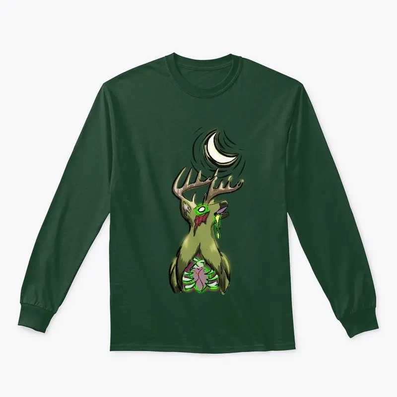 Heart Shot Zombie Deer Shirt